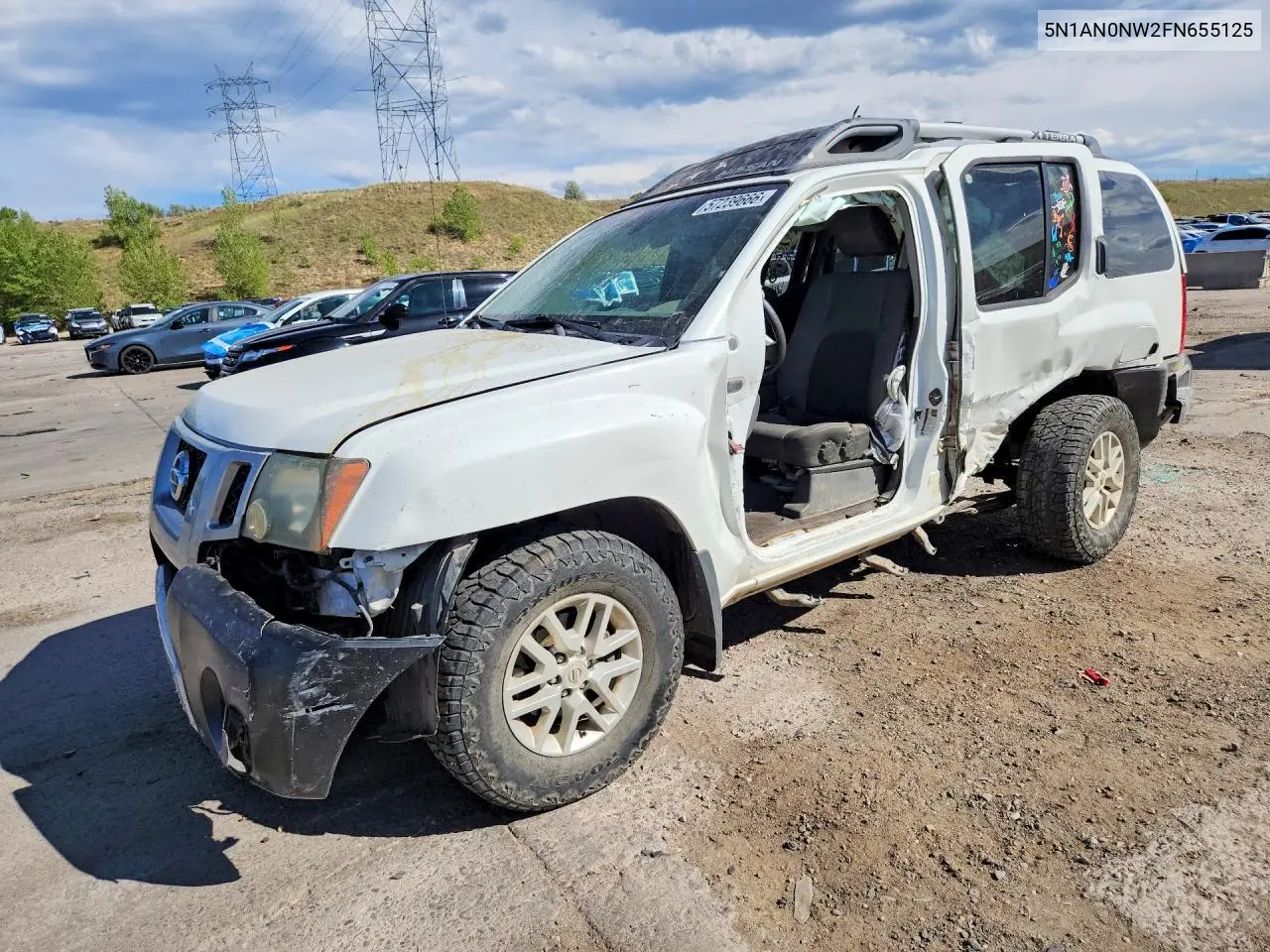 2015 Nissan Xterra X VIN: 5N1AN0NW2FN655125 Lot: 57239666