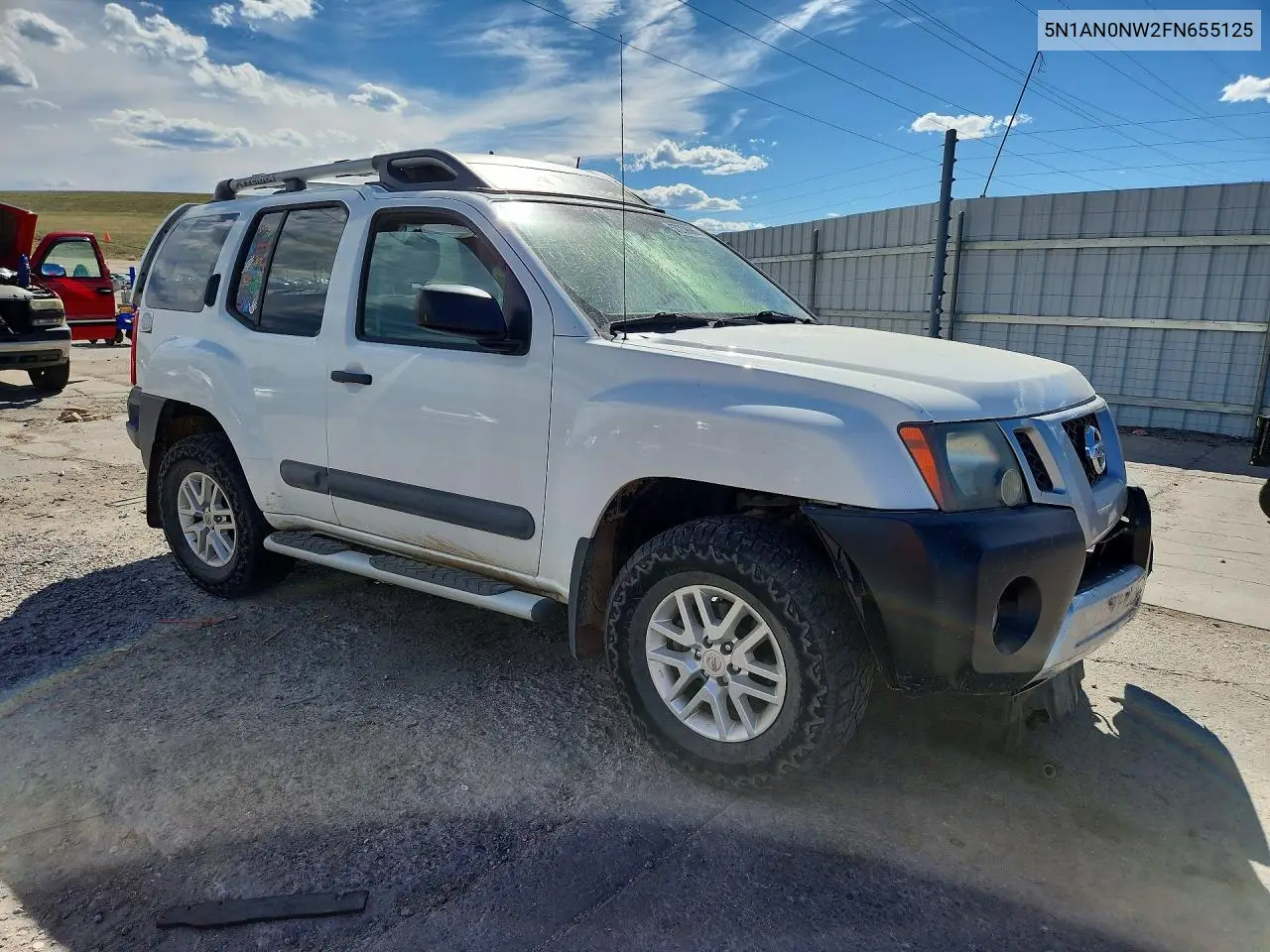 2015 Nissan Xterra X VIN: 5N1AN0NW2FN655125 Lot: 57239666