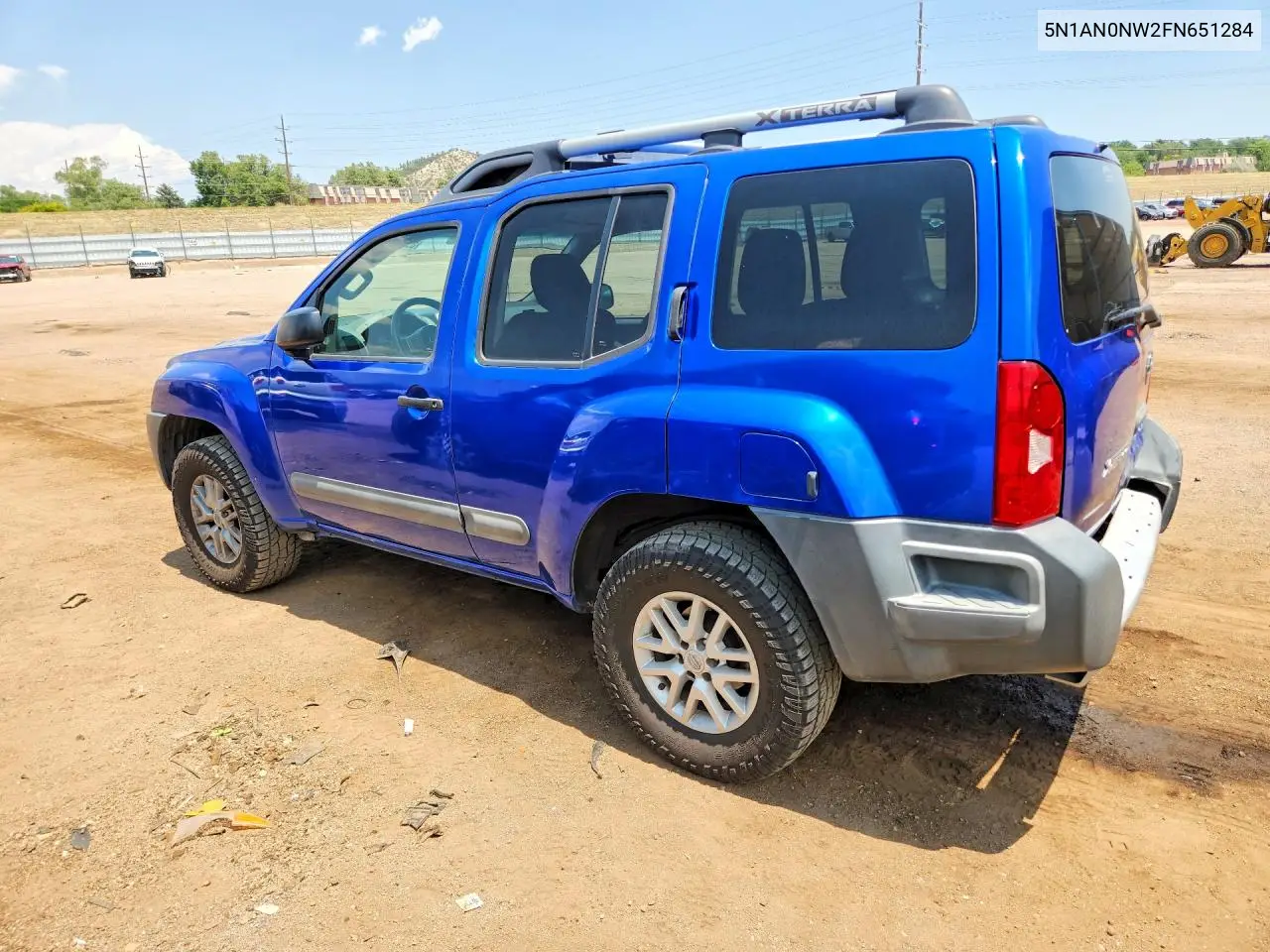 2015 Nissan Xterra S VIN: 5N1AN0NW2FN651284 Lot: 59380566