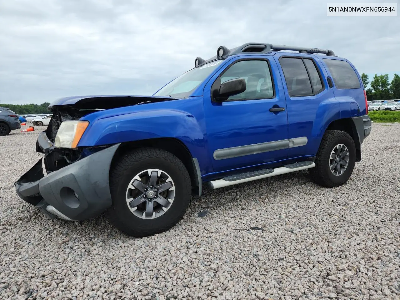 2015 Nissan Xterra Pro-4X VIN: 5N1AN0NWXFN656944 Lot: 59665756