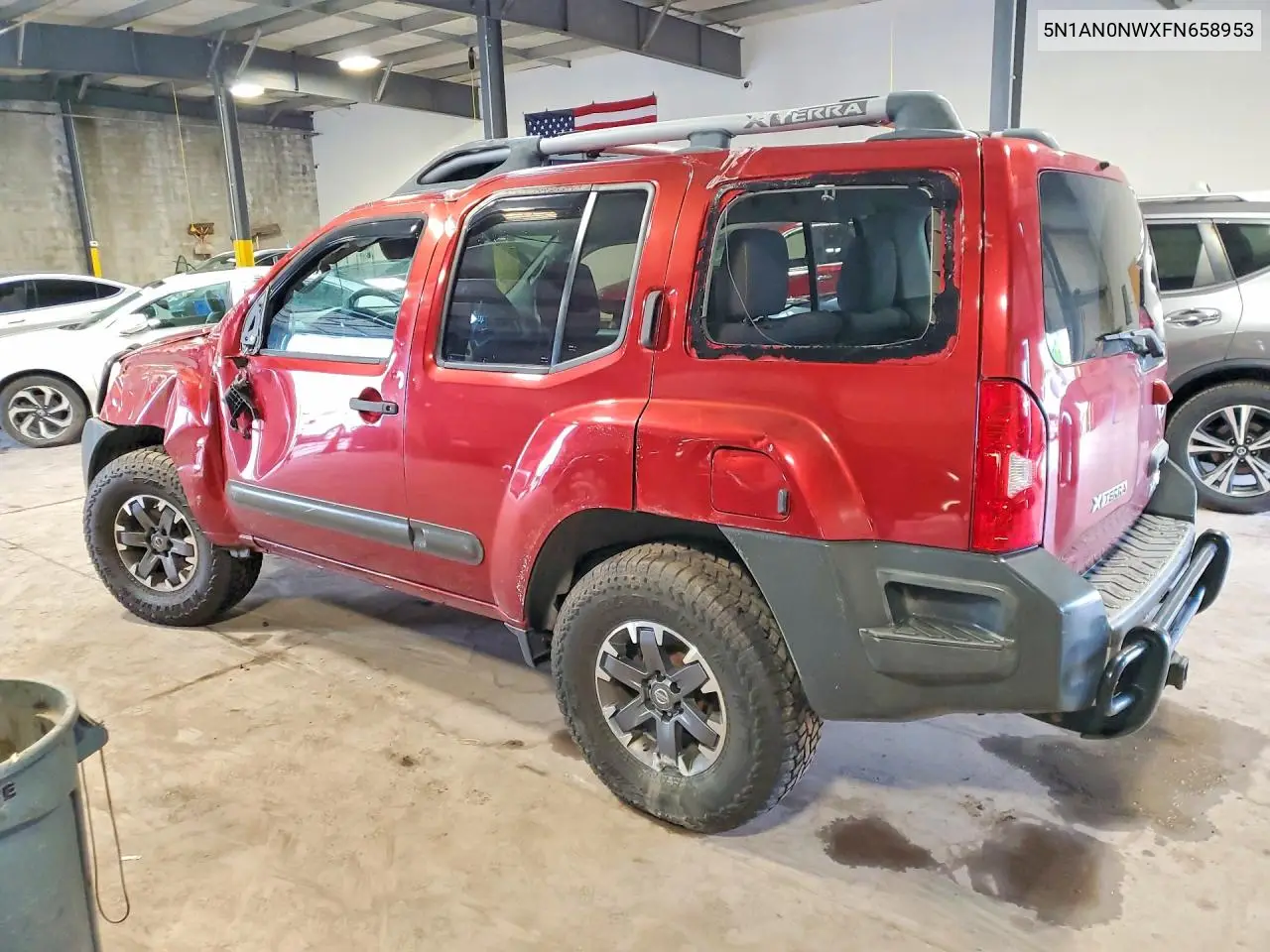 2015 Nissan Xterra Pro-4X VIN: 5N1AN0NWXFN658953 Lot: 59850316