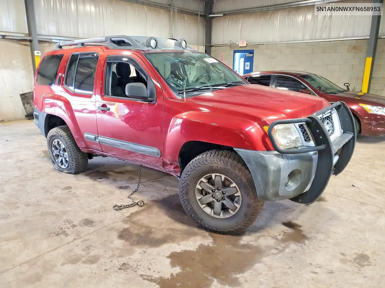 2015 Nissan Xterra Pro-4X VIN: 5N1AN0NWXFN658953 Lot: 59850316
