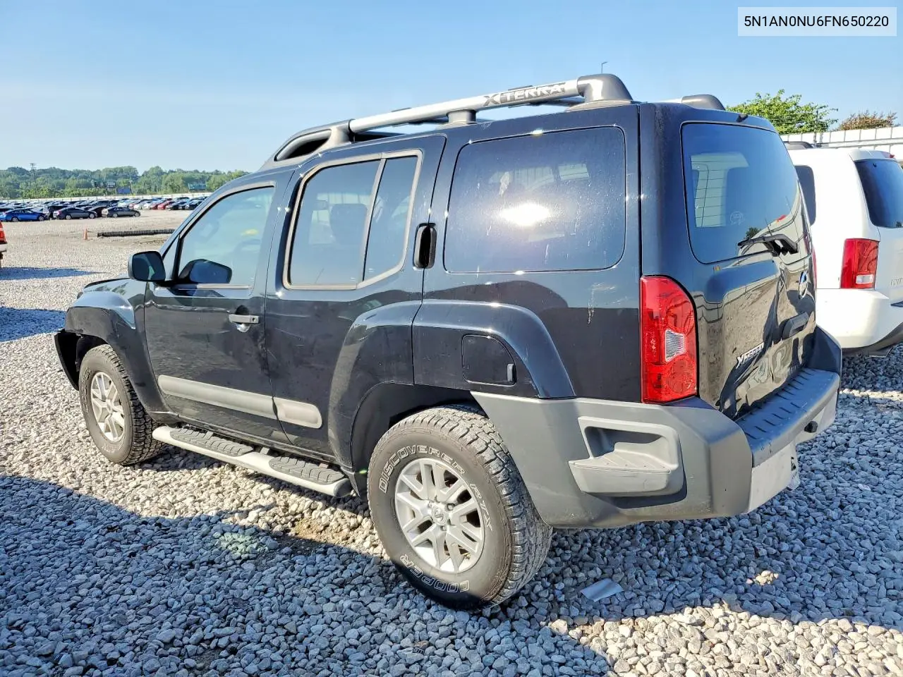 2015 Nissan Xterra X VIN: 5N1AN0NU6FN650220 Lot: 60244296