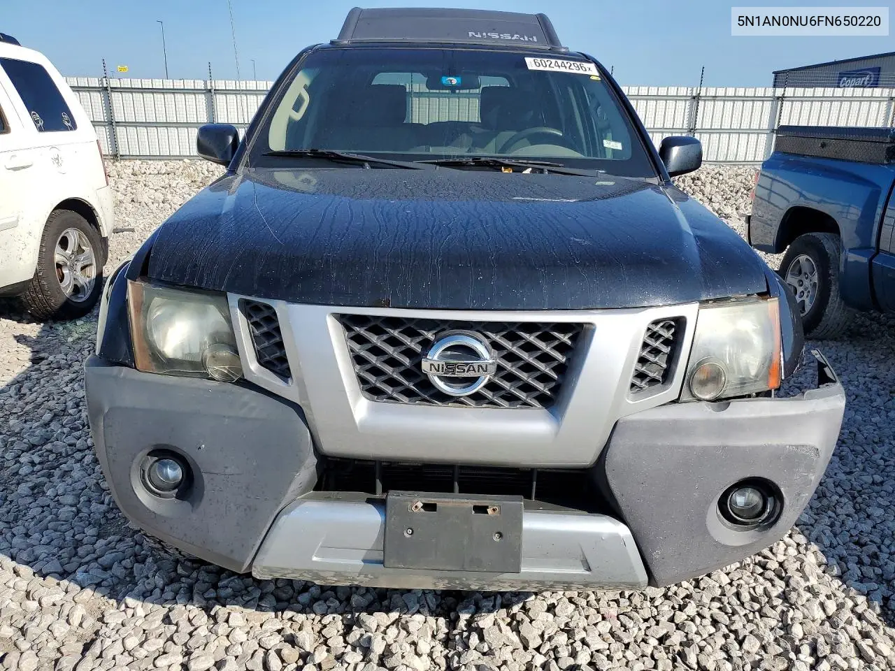 2015 Nissan Xterra X VIN: 5N1AN0NU6FN650220 Lot: 60244296