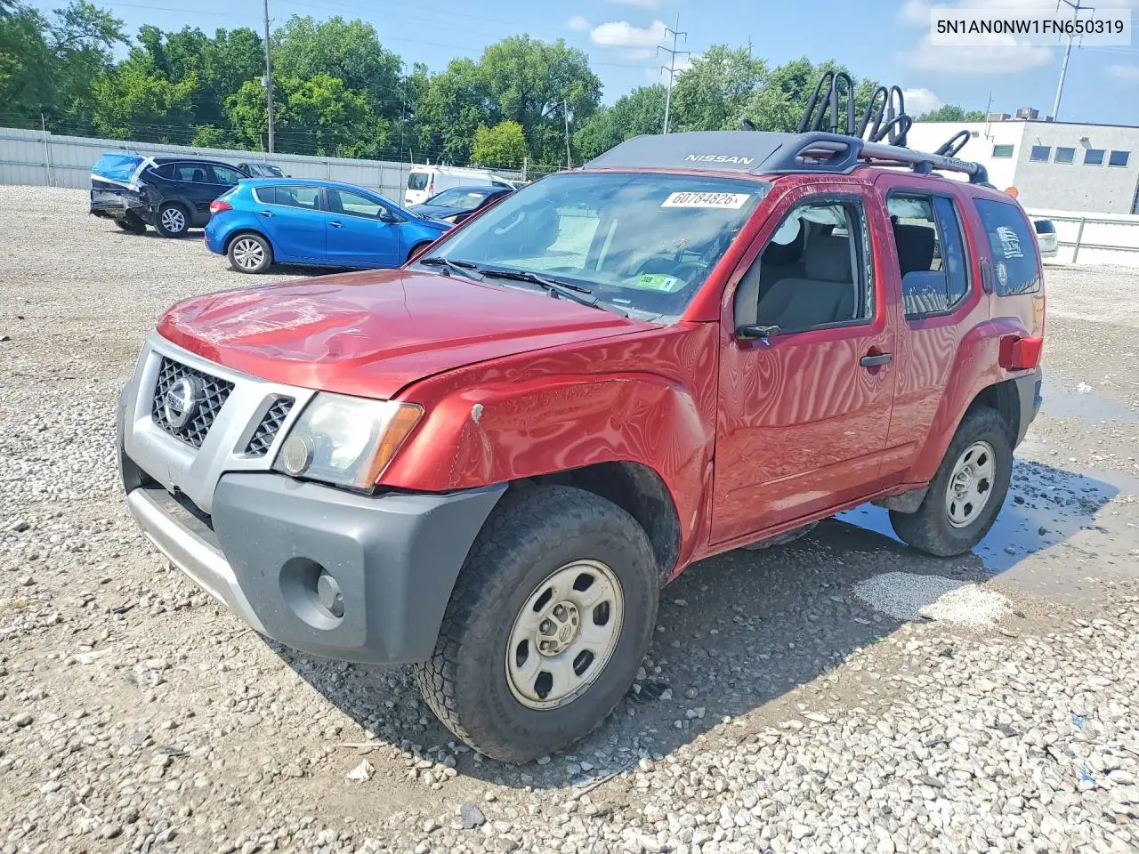 2015 Nissan Xterra X VIN: 5N1AN0NW1FN650319 Lot: 60784826