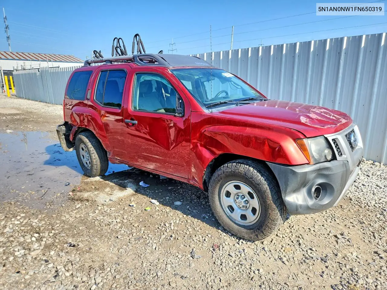 2015 Nissan Xterra X VIN: 5N1AN0NW1FN650319 Lot: 60784826