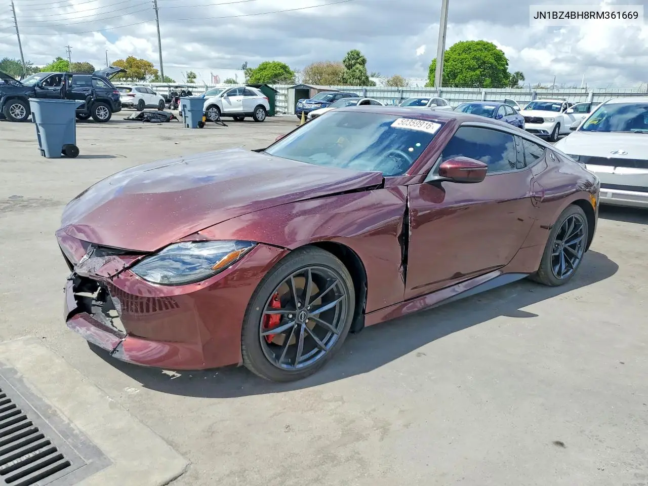 2024 Nissan Z Performance VIN: JN1BZ4BH8RM361669 Lot: 50359916