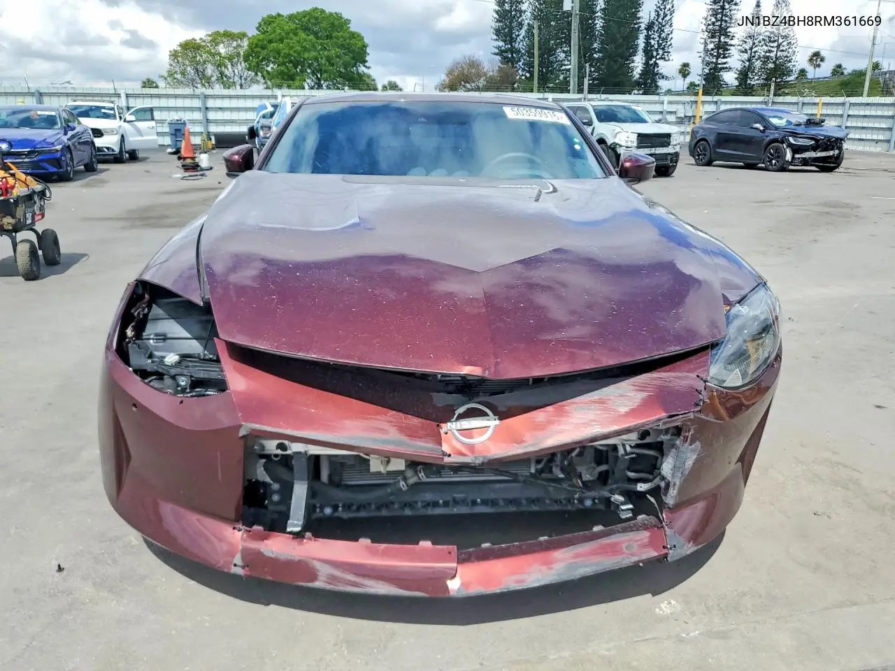 2024 Nissan Z Performance VIN: JN1BZ4BH8RM361669 Lot: 50359916