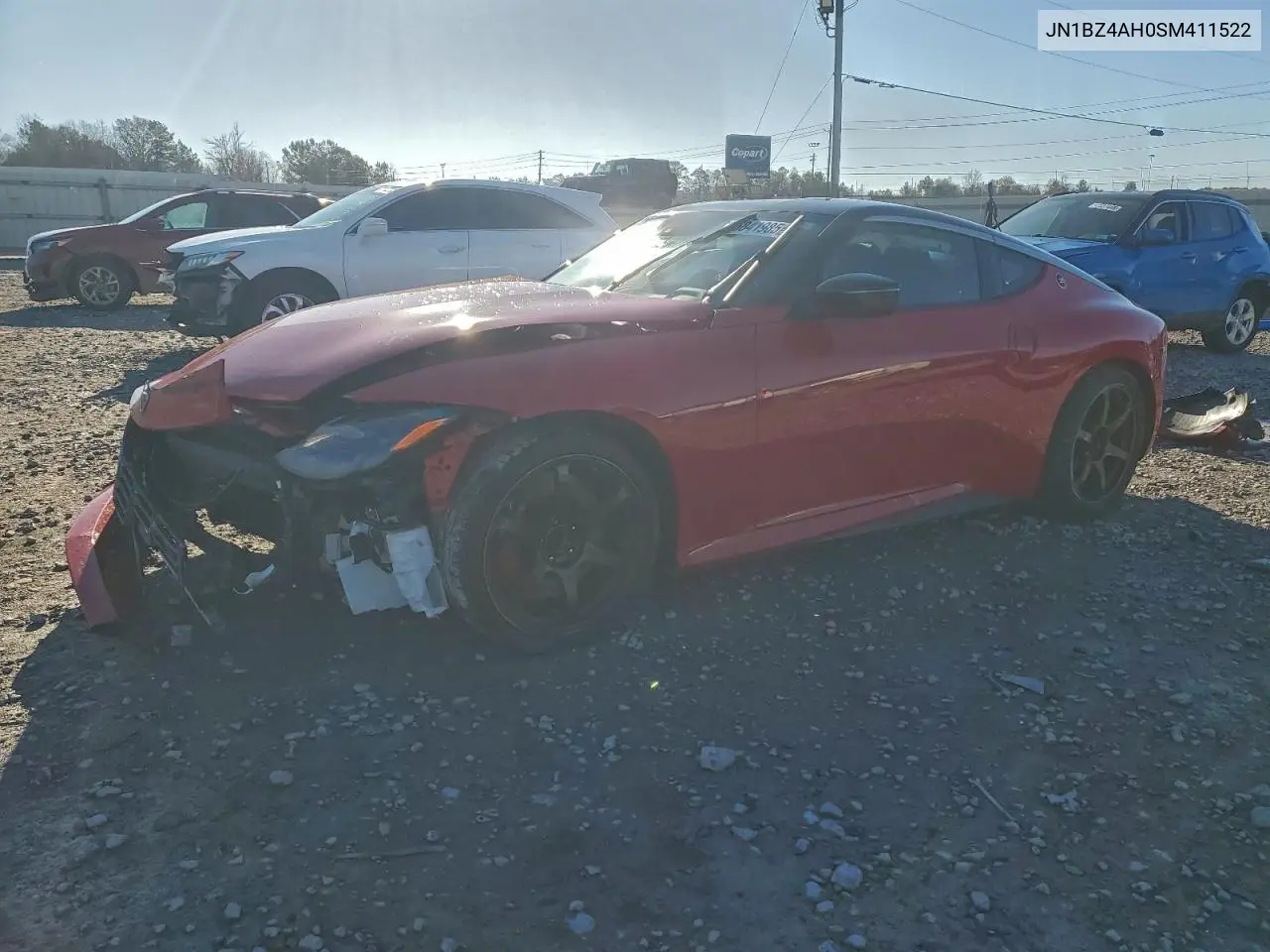 2025 Nissan Z Sport VIN: JN1BZ4AH0SM411522 Lot: 96841985