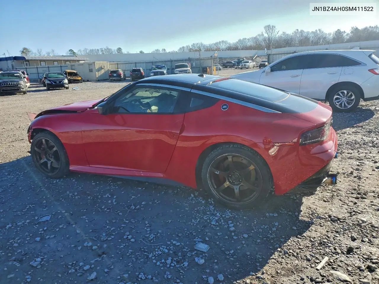 2025 Nissan Z Sport VIN: JN1BZ4AH0SM411522 Lot: 96841985