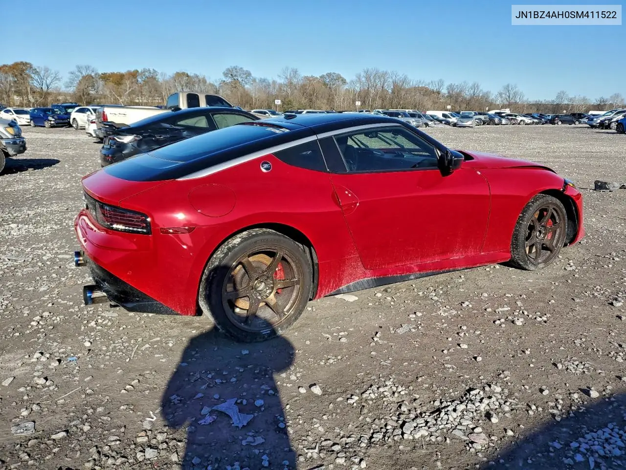2025 Nissan Z Sport VIN: JN1BZ4AH0SM411522 Lot: 96841985