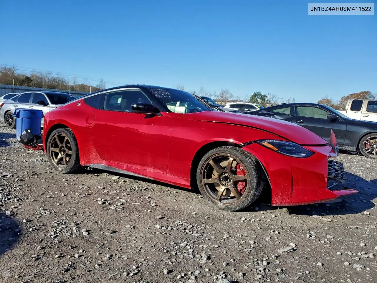 2025 Nissan Z Sport VIN: JN1BZ4AH0SM411522 Lot: 96841985
