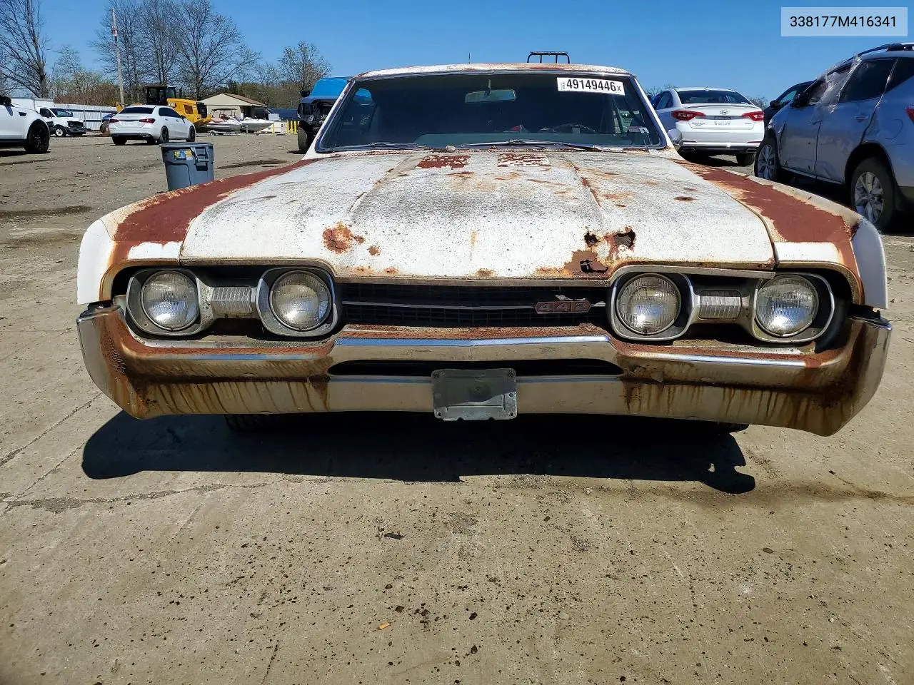 1967 Oldsmobile Cutlass 442 VIN: 338177M416341 Lot: 49149446