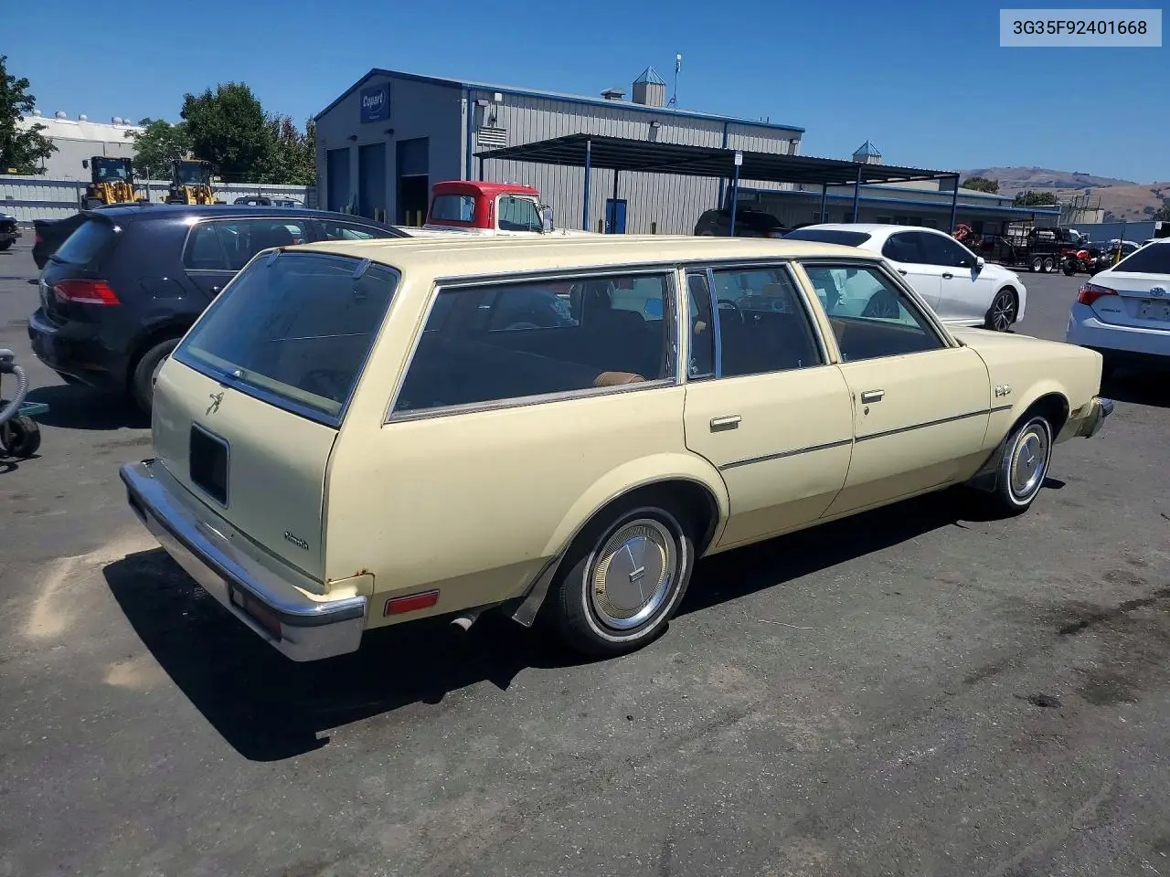 1979 Oldsmobile Cutlass Cruiser VIN: 3G35F92401668 Lot: 55956096