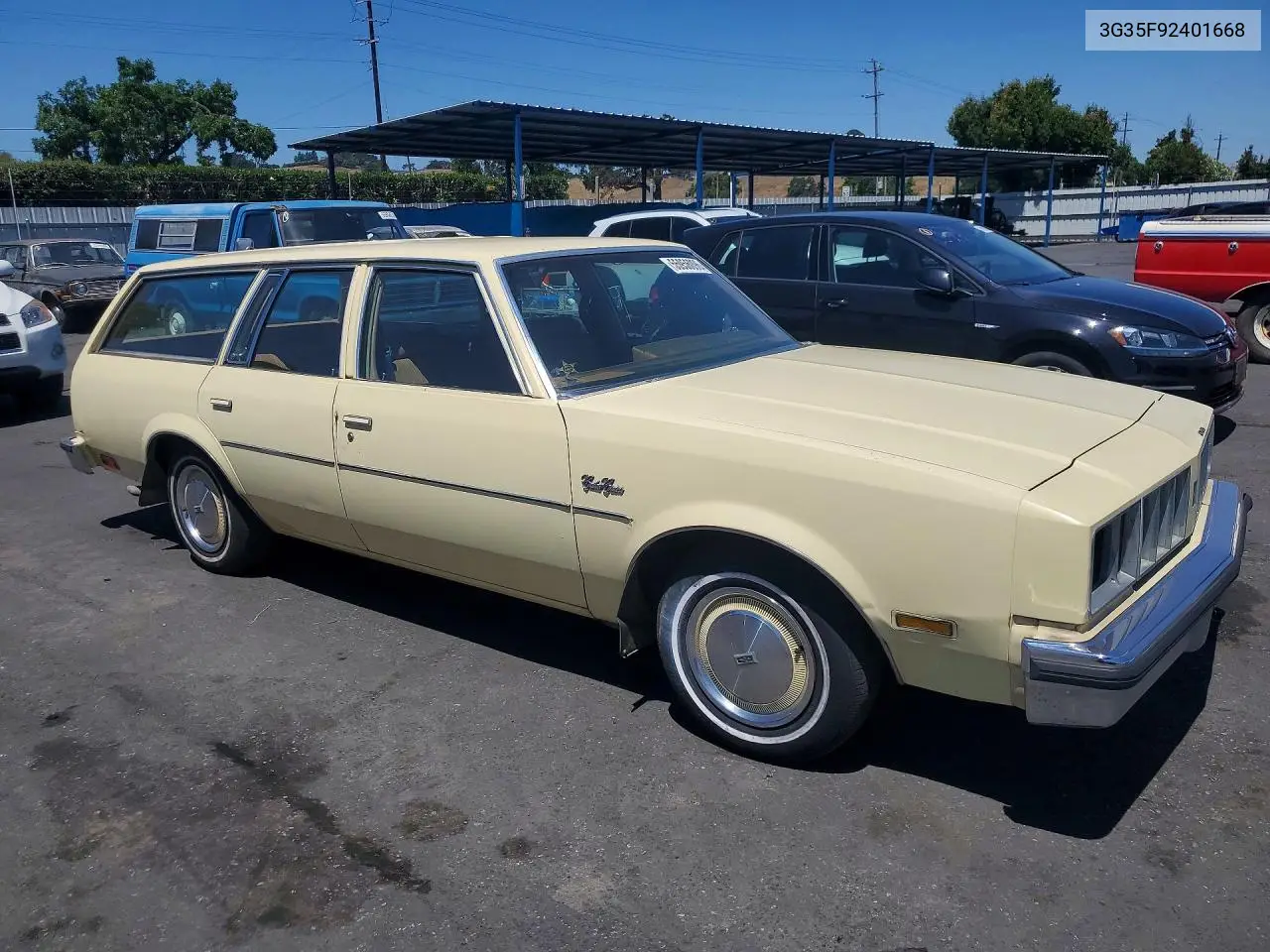 1979 Oldsmobile Cutlass Cruiser VIN: 3G35F92401668 Lot: 55956096