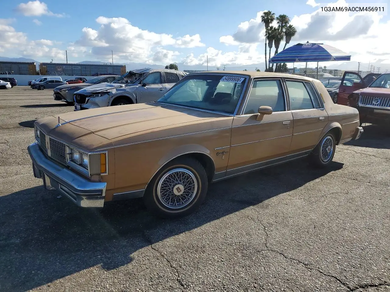 1982 Oldsmobile Cutlass Supreme Brougham VIN: 1G3AM69A0CM456911 Lot: 54899906