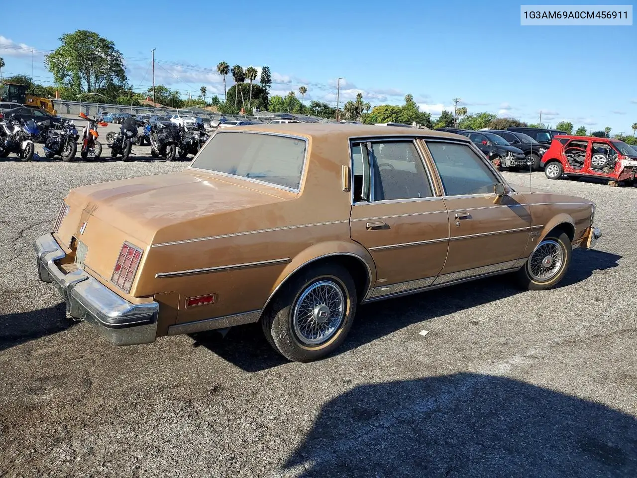 1982 Oldsmobile Cutlass Supreme Brougham VIN: 1G3AM69A0CM456911 Lot: 54899906
