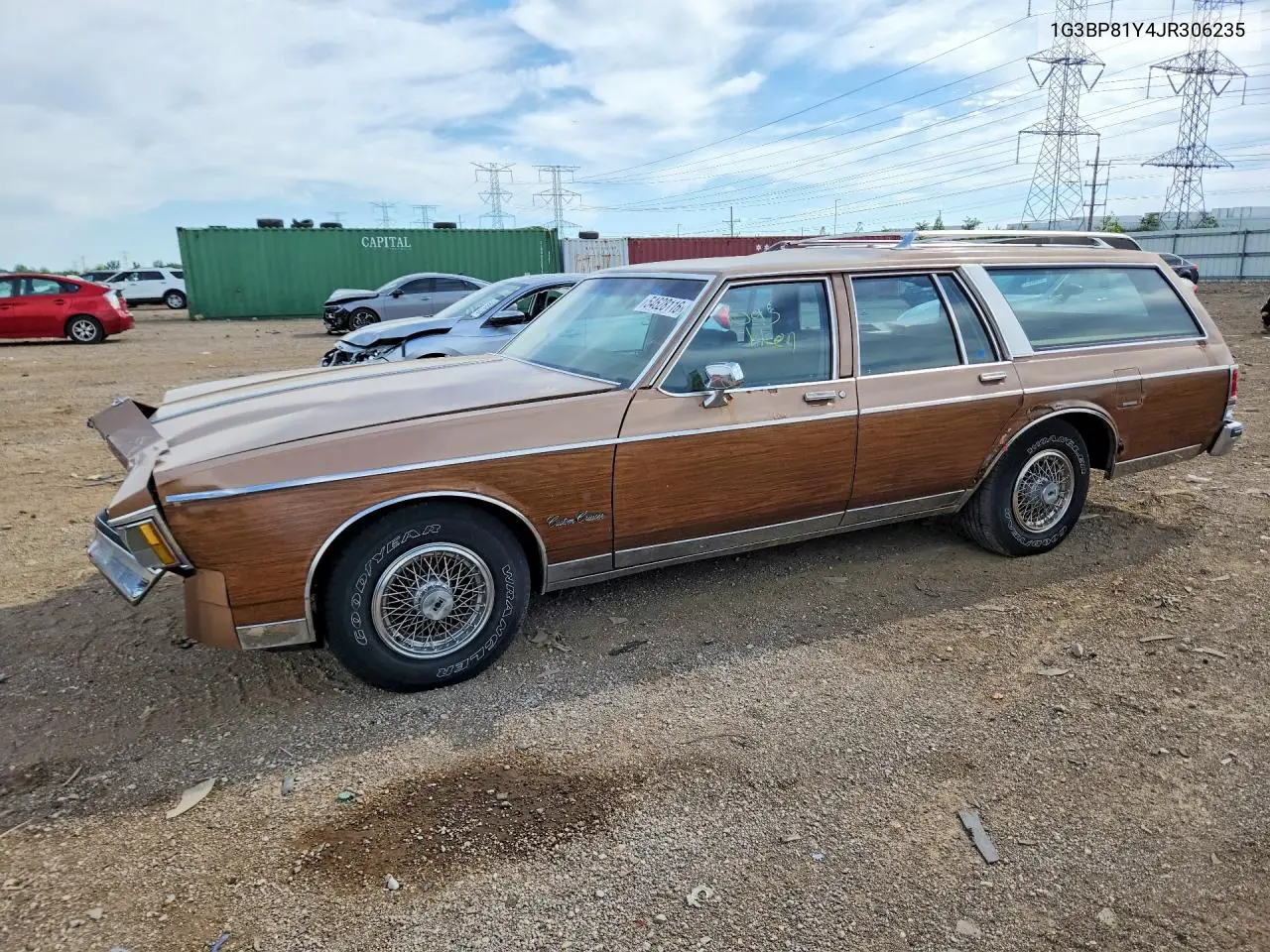 1988 Oldsmobile Custom Cruiser VIN: 1G3BP81Y4JR306235 Lot: 54628116