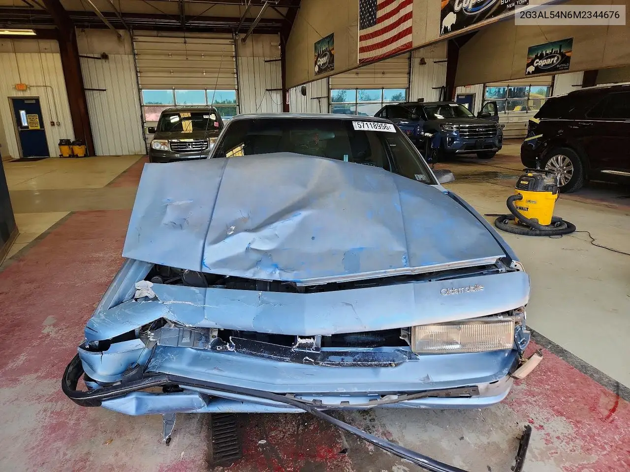 1991 Oldsmobile Cutlass Ciera VIN: 2G3AL54N6M2344676 Lot: 57118956