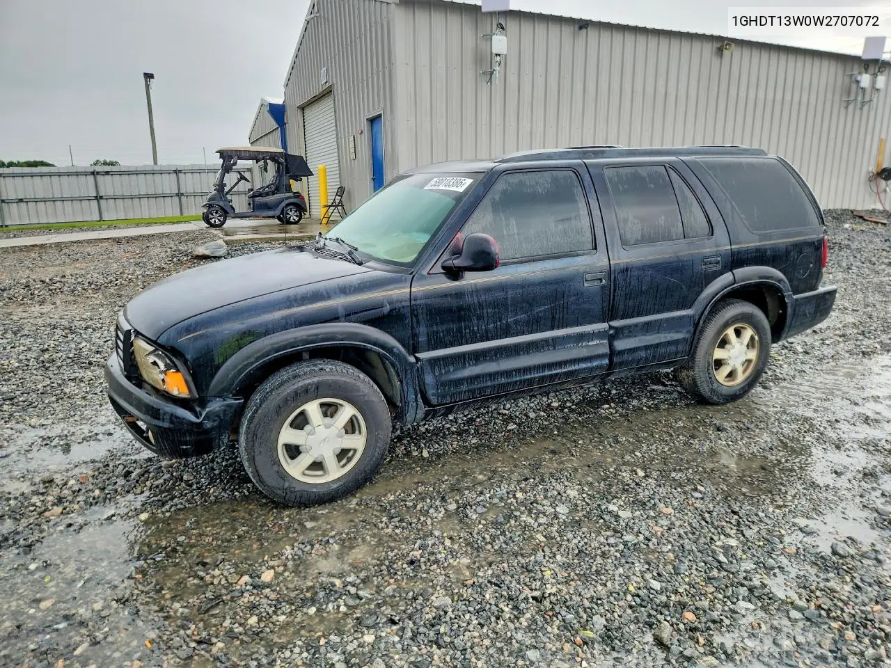 1998 Oldsmobile Bravada VIN: 1GHDT13W0W2707072 Lot: 58018386