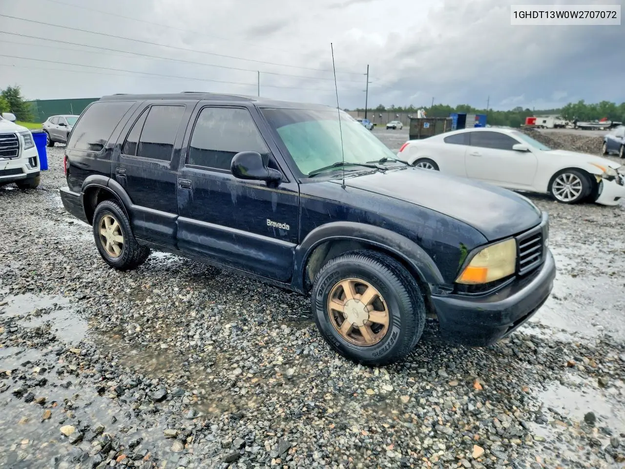 1998 Oldsmobile Bravada VIN: 1GHDT13W0W2707072 Lot: 58018386