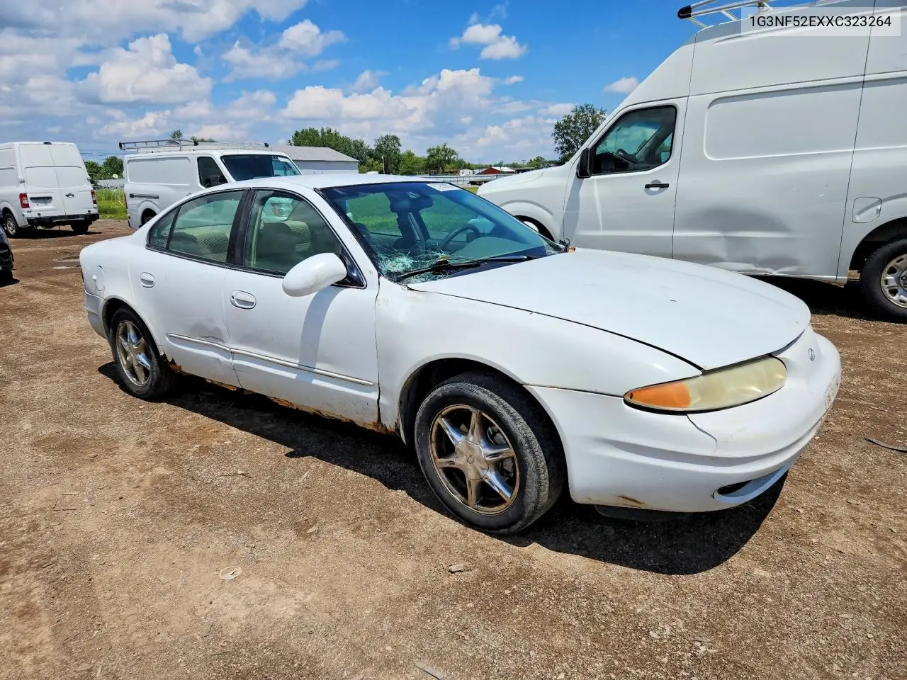 1999 Oldsmobile Alero Gls VIN: 1G3NF52EXXC323264 Lot: 57953006