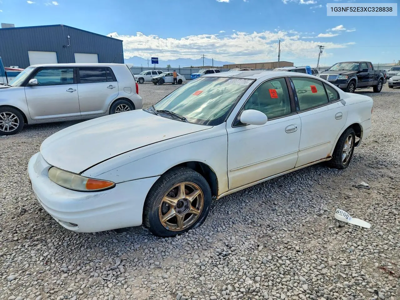 1999 Oldsmobile Alero Gls VIN: 1G3NF52E3XC328838 Lot: 59927226