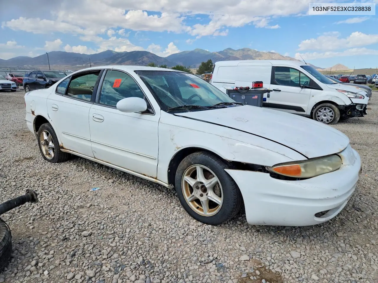 1999 Oldsmobile Alero Gls VIN: 1G3NF52E3XC328838 Lot: 59927226