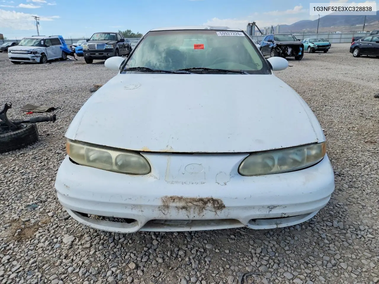 1999 Oldsmobile Alero Gls VIN: 1G3NF52E3XC328838 Lot: 59927226