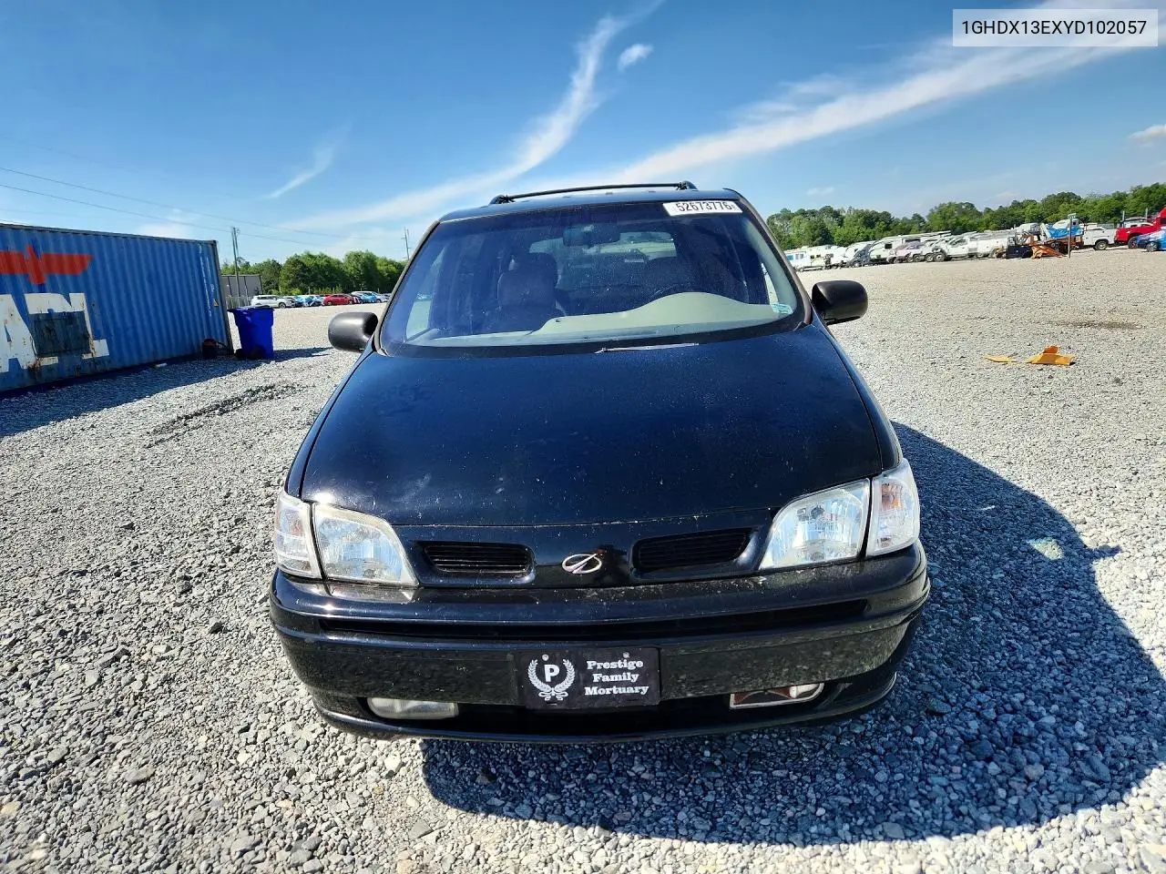 2000 Oldsmobile Silhouette Luxury VIN: 1GHDX13EXYD102057 Lot: 52673776