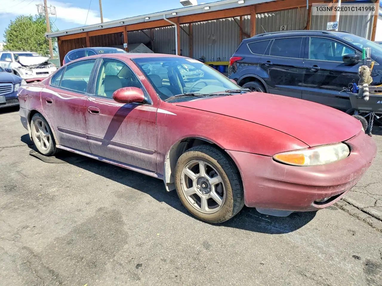 2001 Oldsmobile Alero Gls VIN: 1G3NF52E01C141998 Lot: 57501226