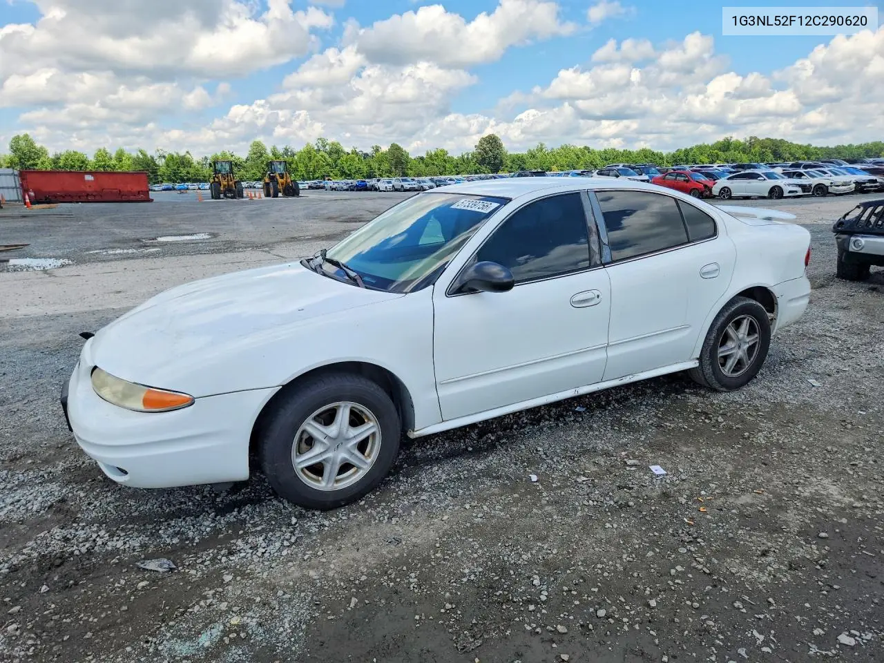 2002 Oldsmobile Alero Gl VIN: 1G3NL52F12C290620 Lot: 57339756