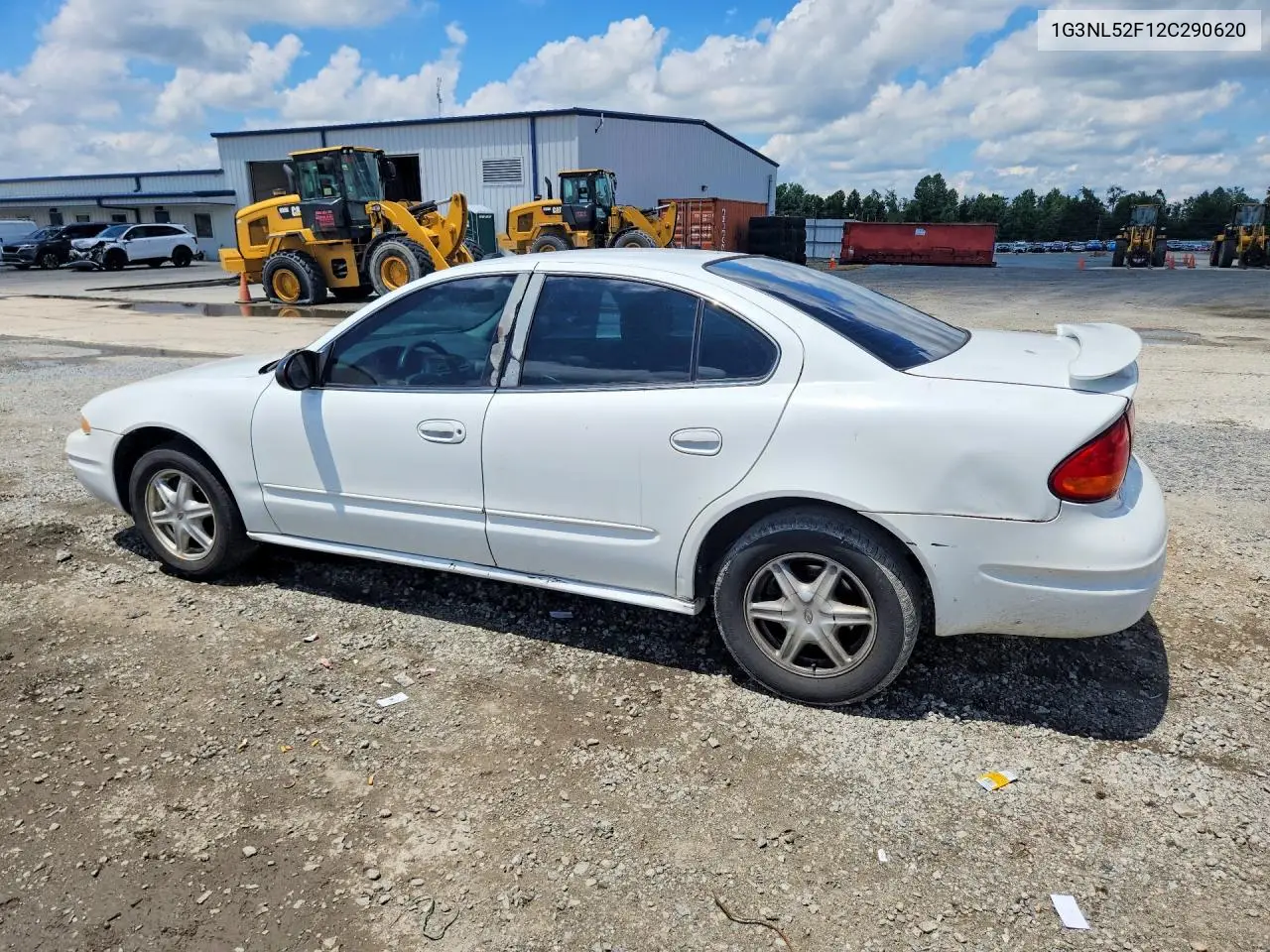 2002 Oldsmobile Alero Gl VIN: 1G3NL52F12C290620 Lot: 57339756