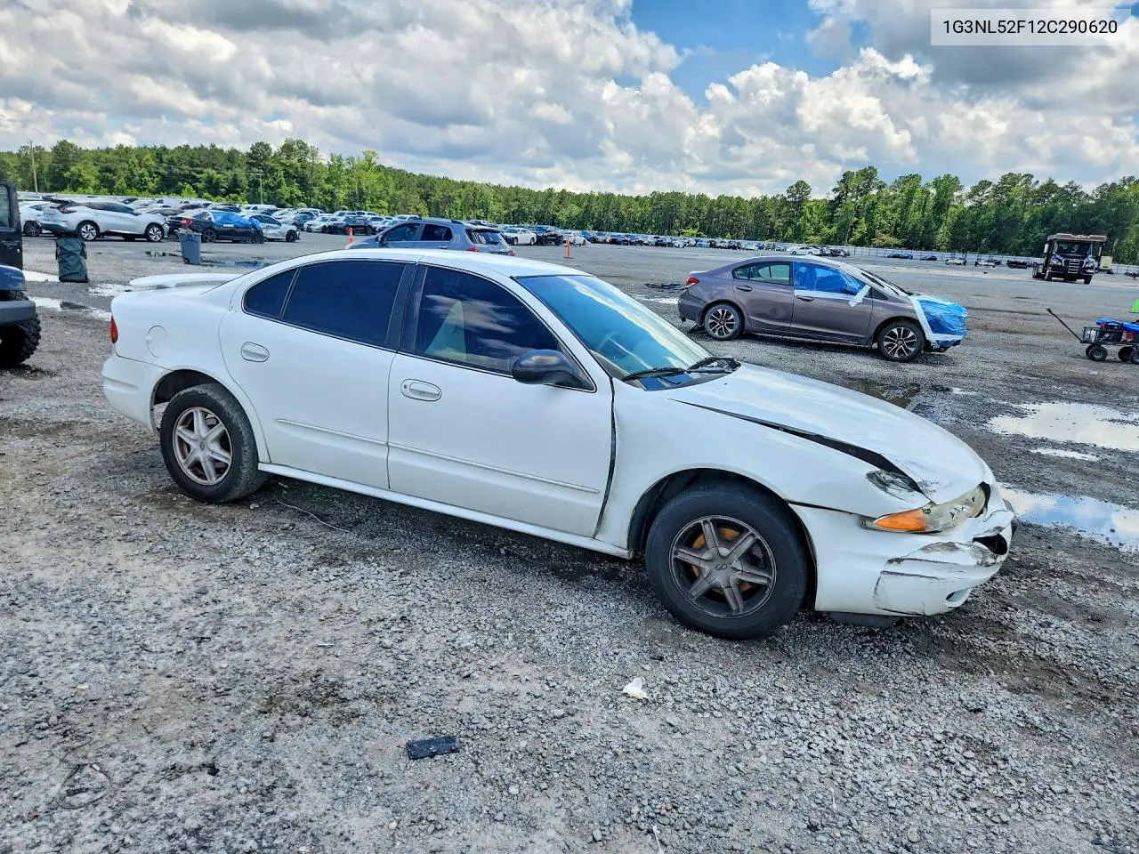 2002 Oldsmobile Alero Gl VIN: 1G3NL52F12C290620 Lot: 57339756