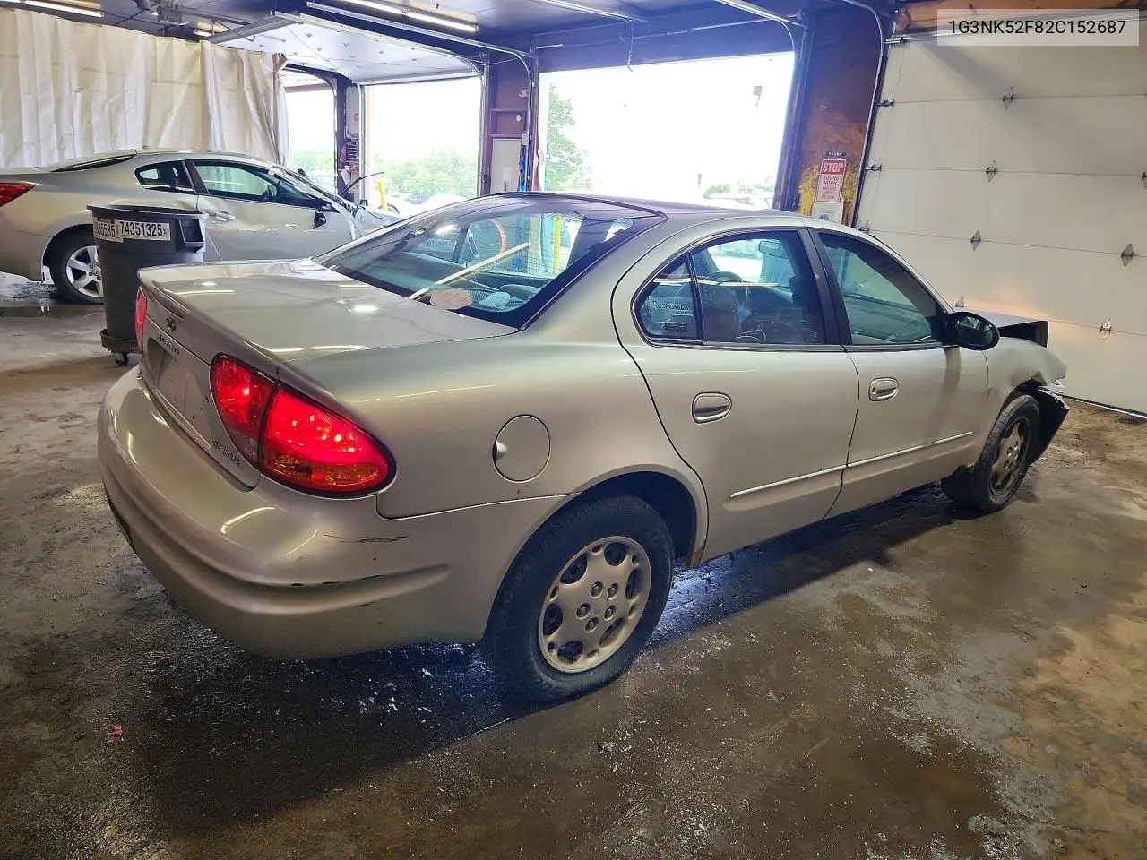 2002 Oldsmobile Alero Gx VIN: 1G3NK52F82C152687 Lot: 59242906