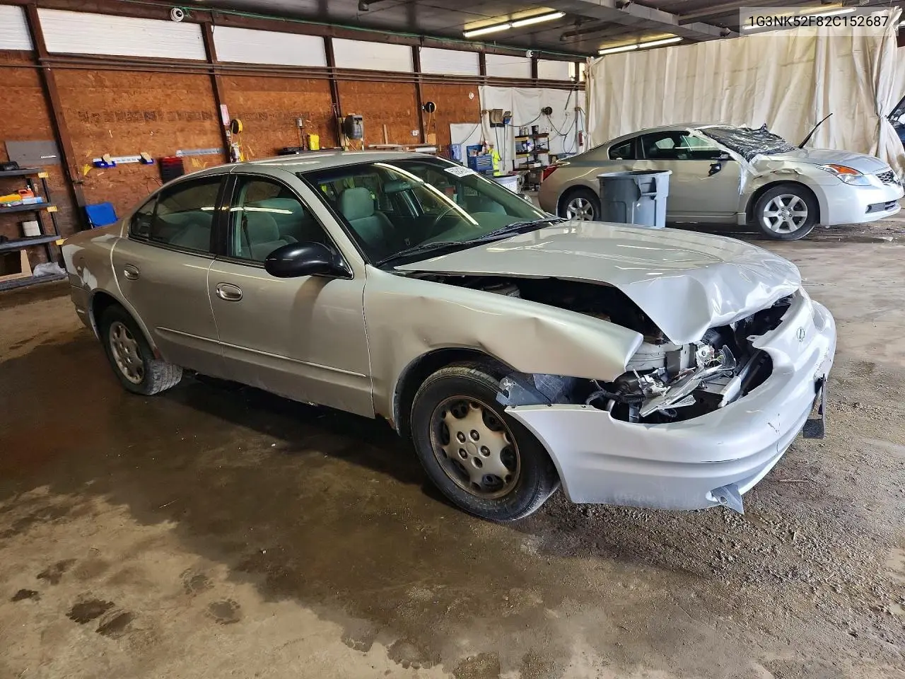 2002 Oldsmobile Alero Gx VIN: 1G3NK52F82C152687 Lot: 59242906