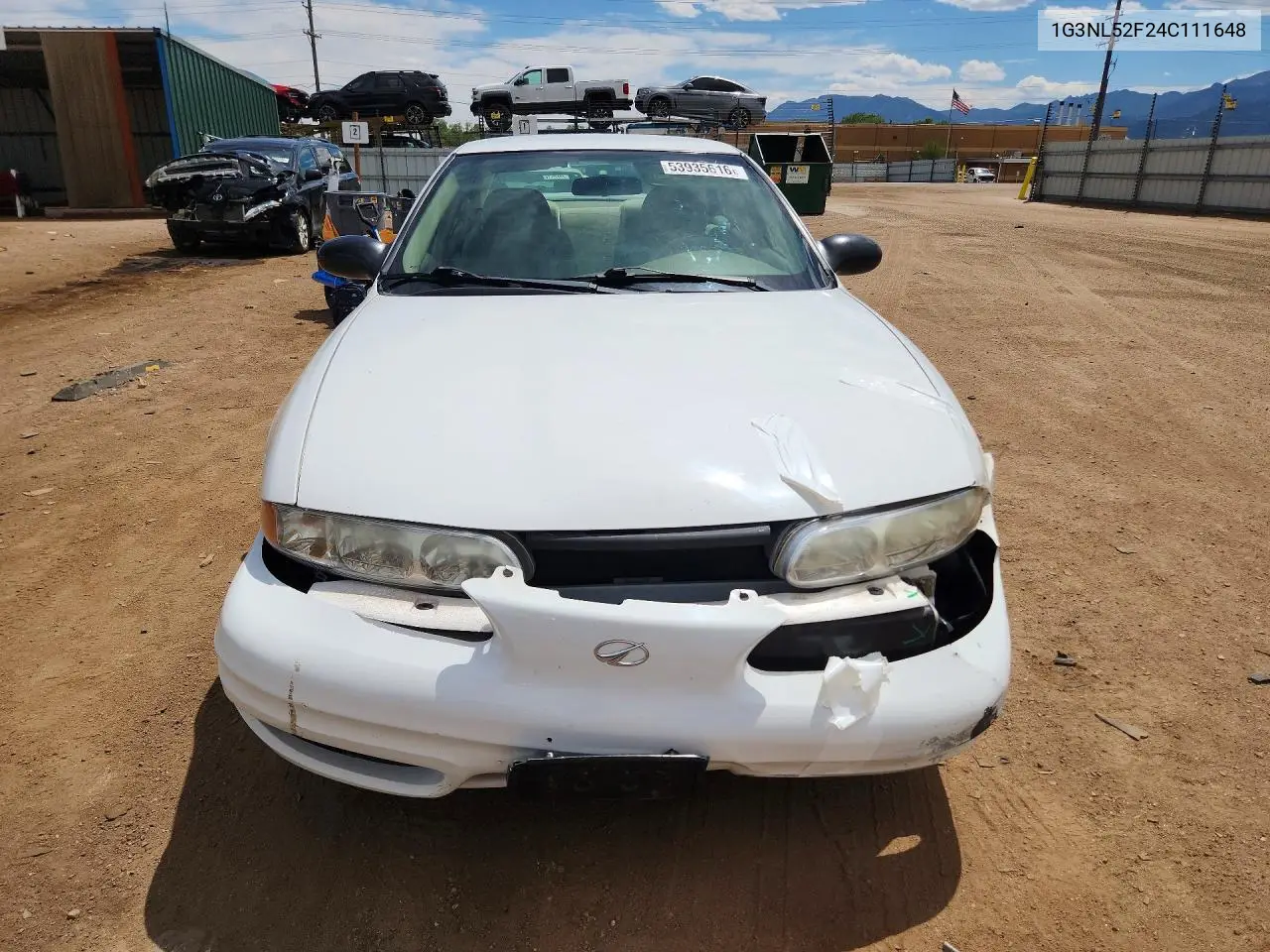2004 Oldsmobile Alero Gl VIN: 1G3NL52F24C111648 Lot: 53935616