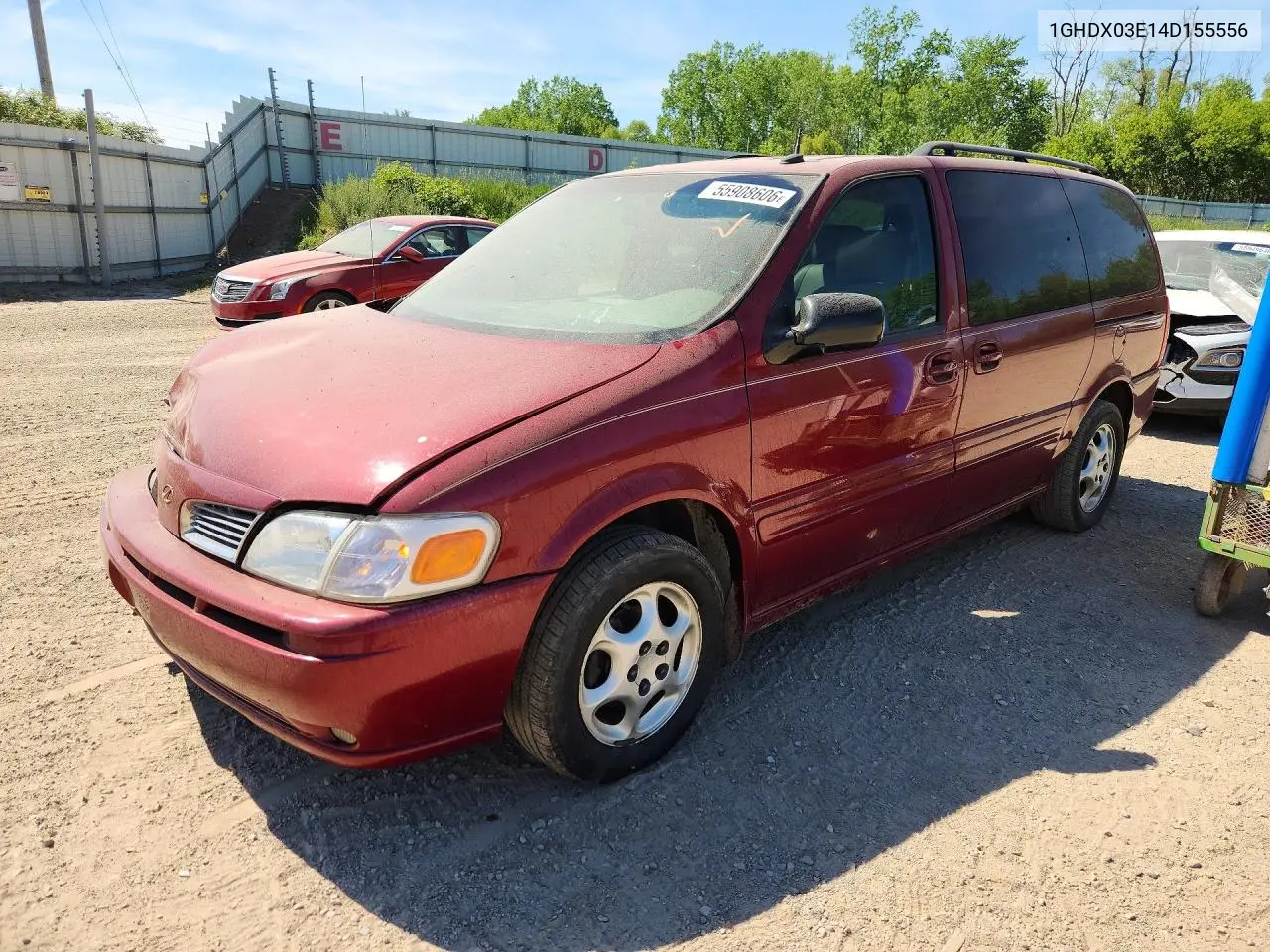 2004 Oldsmobile Silhouette VIN: 1GHDX03E14D155556 Lot: 55908606