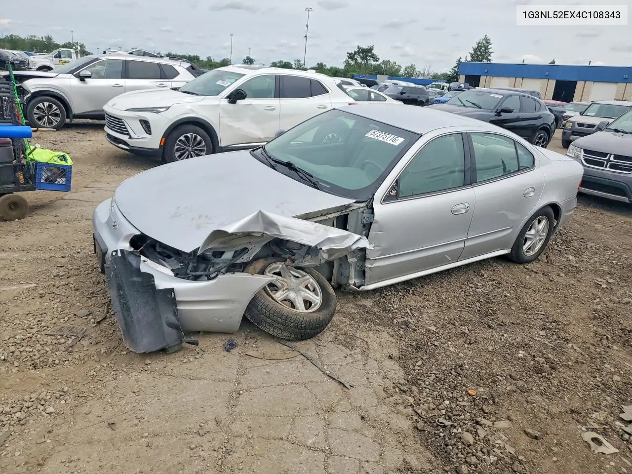2004 Oldsmobile Alero Gl VIN: 1G3NL52EX4C108343 Lot: 57375116