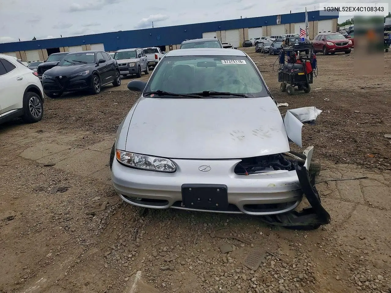 2004 Oldsmobile Alero Gl VIN: 1G3NL52EX4C108343 Lot: 57375116