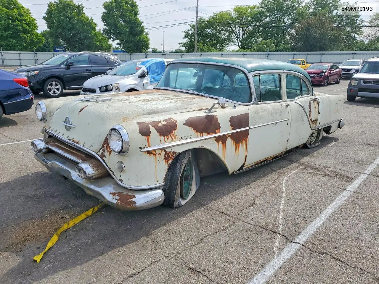 1954 Oldsmobile 98 VIN: 549M29193 Lot: 52951666