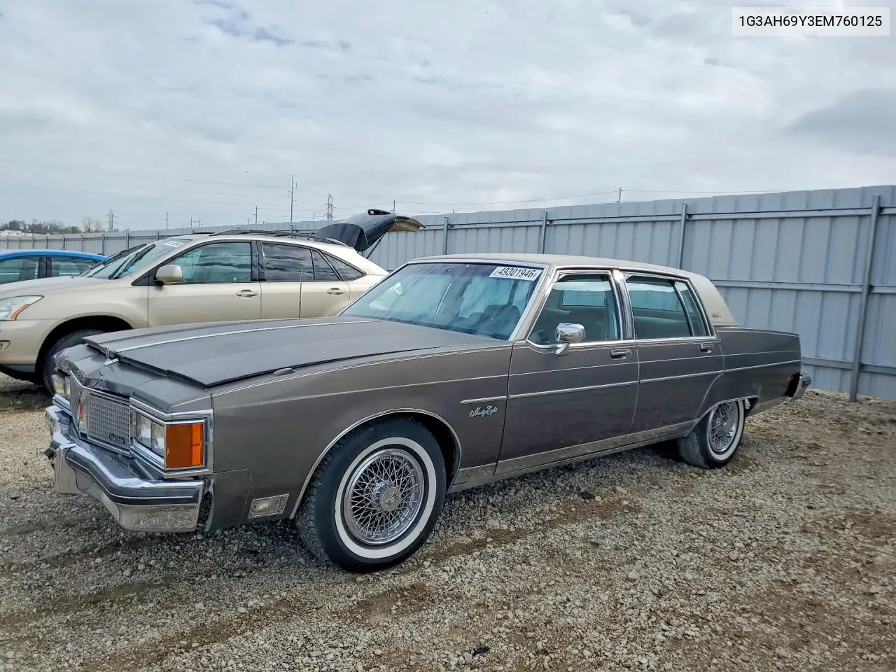 1984 Oldsmobile 98 Regency Brougham VIN: 1G3AH69Y3EM760125 Lot: 49301946