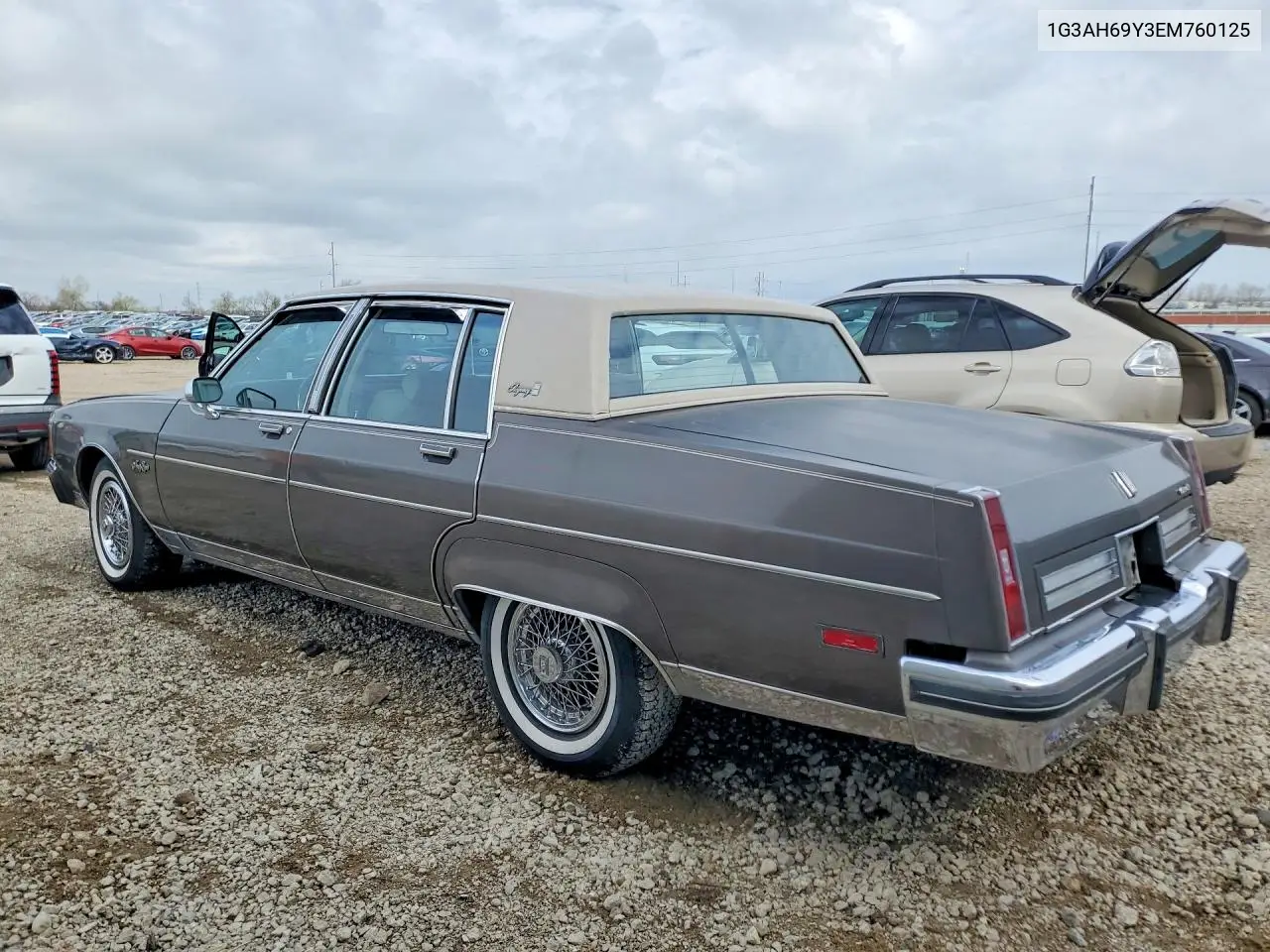 1984 Oldsmobile 98 Regency Brougham VIN: 1G3AH69Y3EM760125 Lot: 49301946