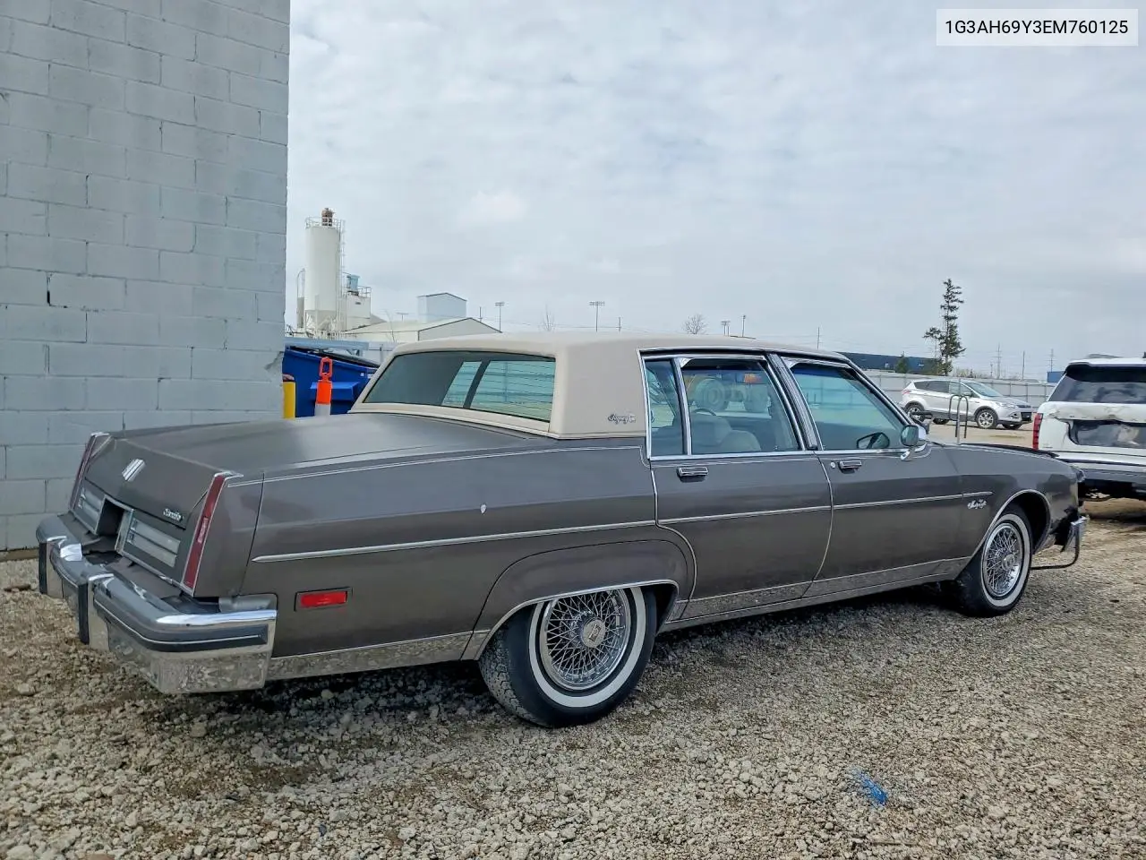 1984 Oldsmobile 98 Regency Brougham VIN: 1G3AH69Y3EM760125 Lot: 49301946