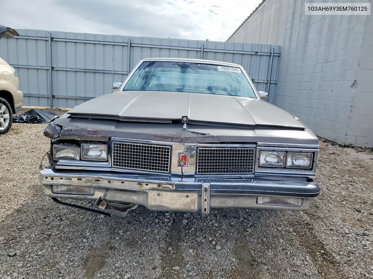1984 Oldsmobile 98 Regency Brougham VIN: 1G3AH69Y3EM760125 Lot: 49301946