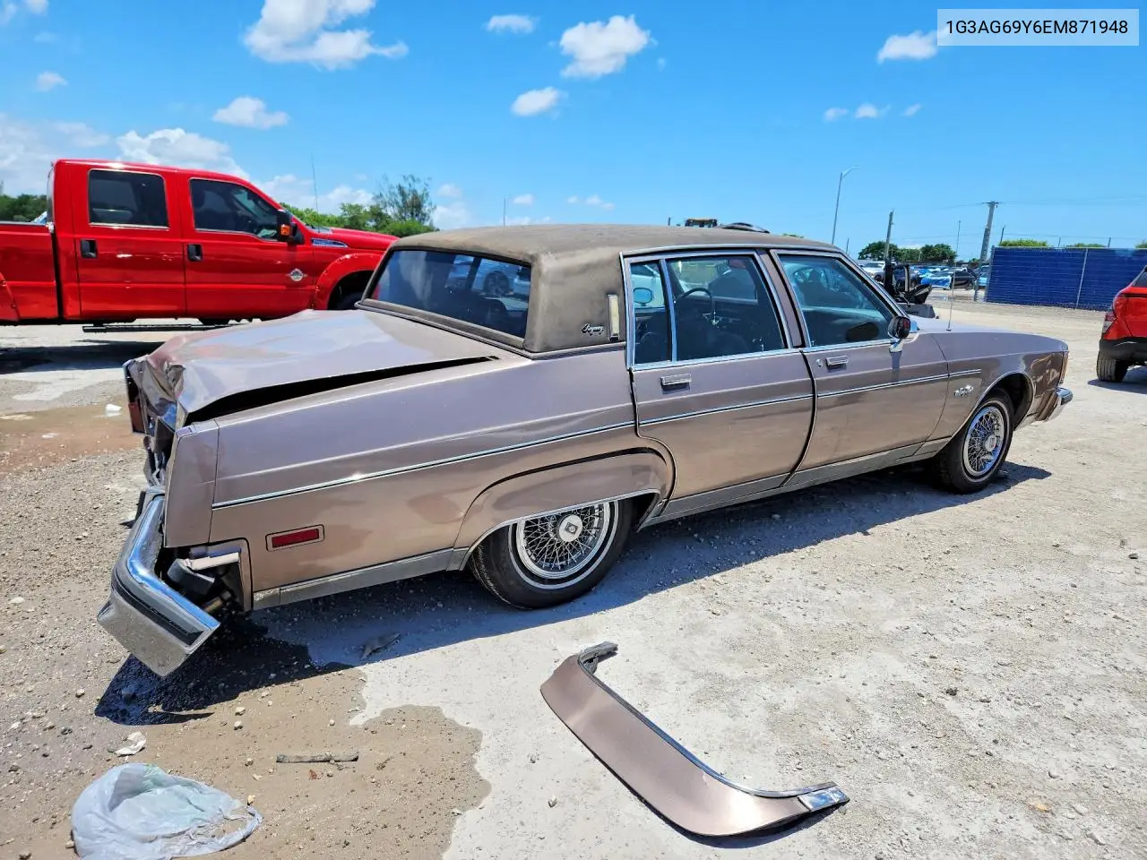 1984 Oldsmobile 98 Regency VIN: 1G3AG69Y6EM871948 Lot: 57946586