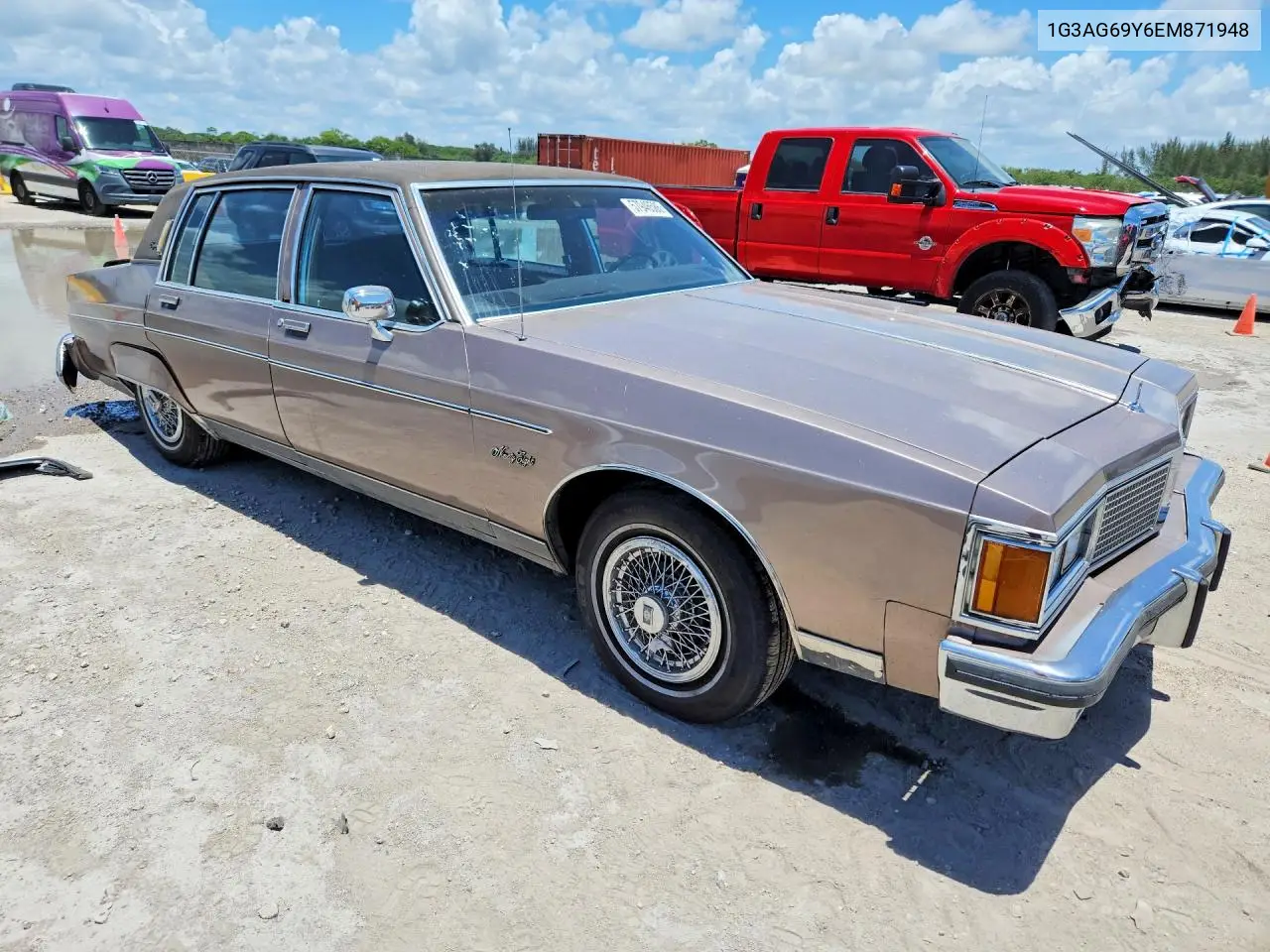 1984 Oldsmobile 98 Regency VIN: 1G3AG69Y6EM871948 Lot: 57946586