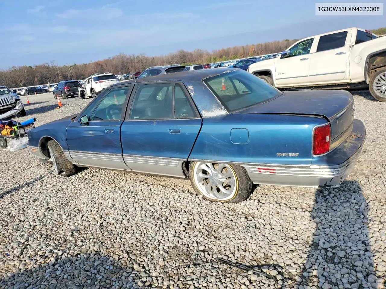1992 Oldsmobile 98 Regency Elite VIN: 1G3CW53LXN4323308 Lot: 97851815