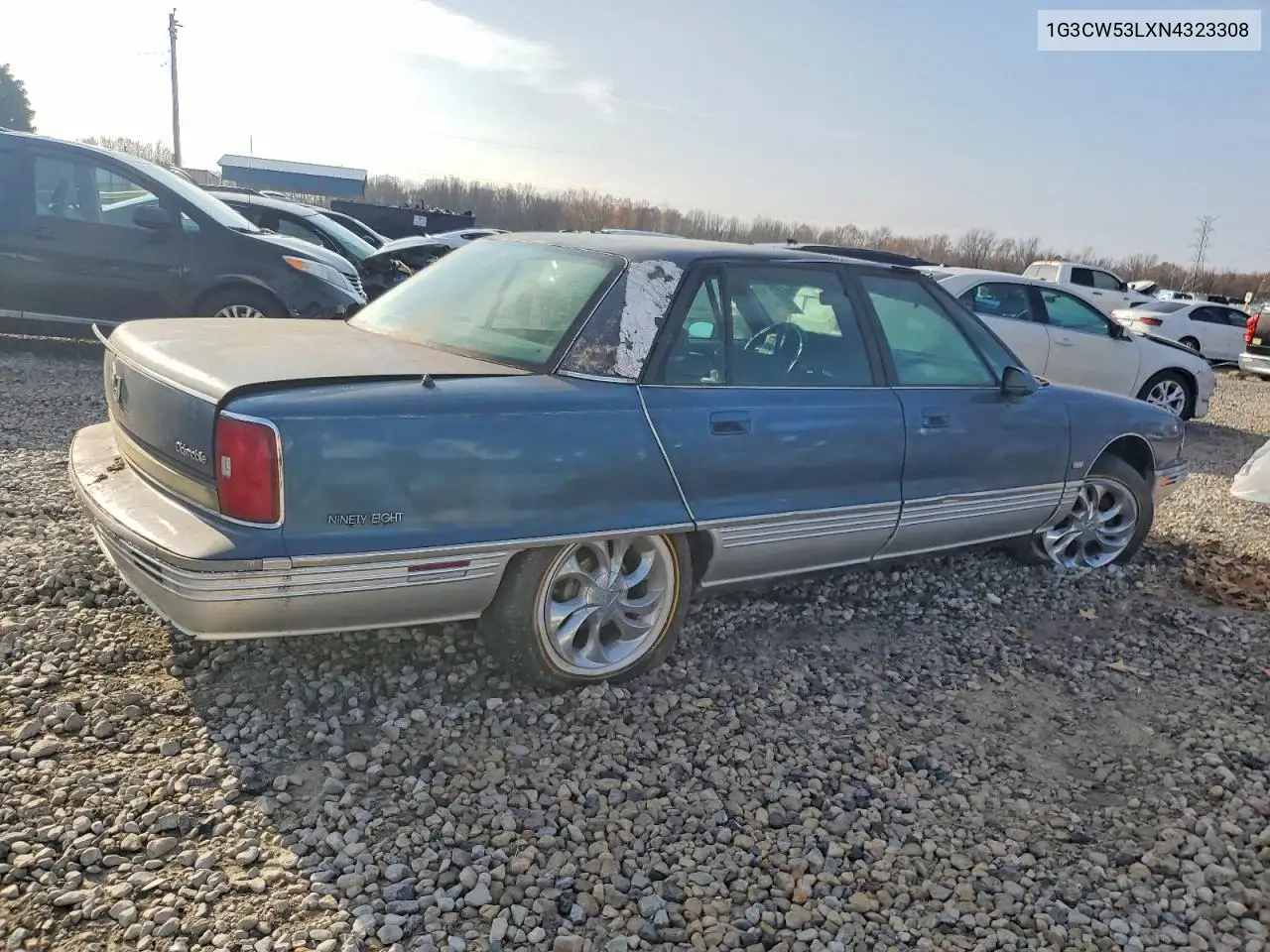 1992 Oldsmobile 98 Regency Elite VIN: 1G3CW53LXN4323308 Lot: 97851815