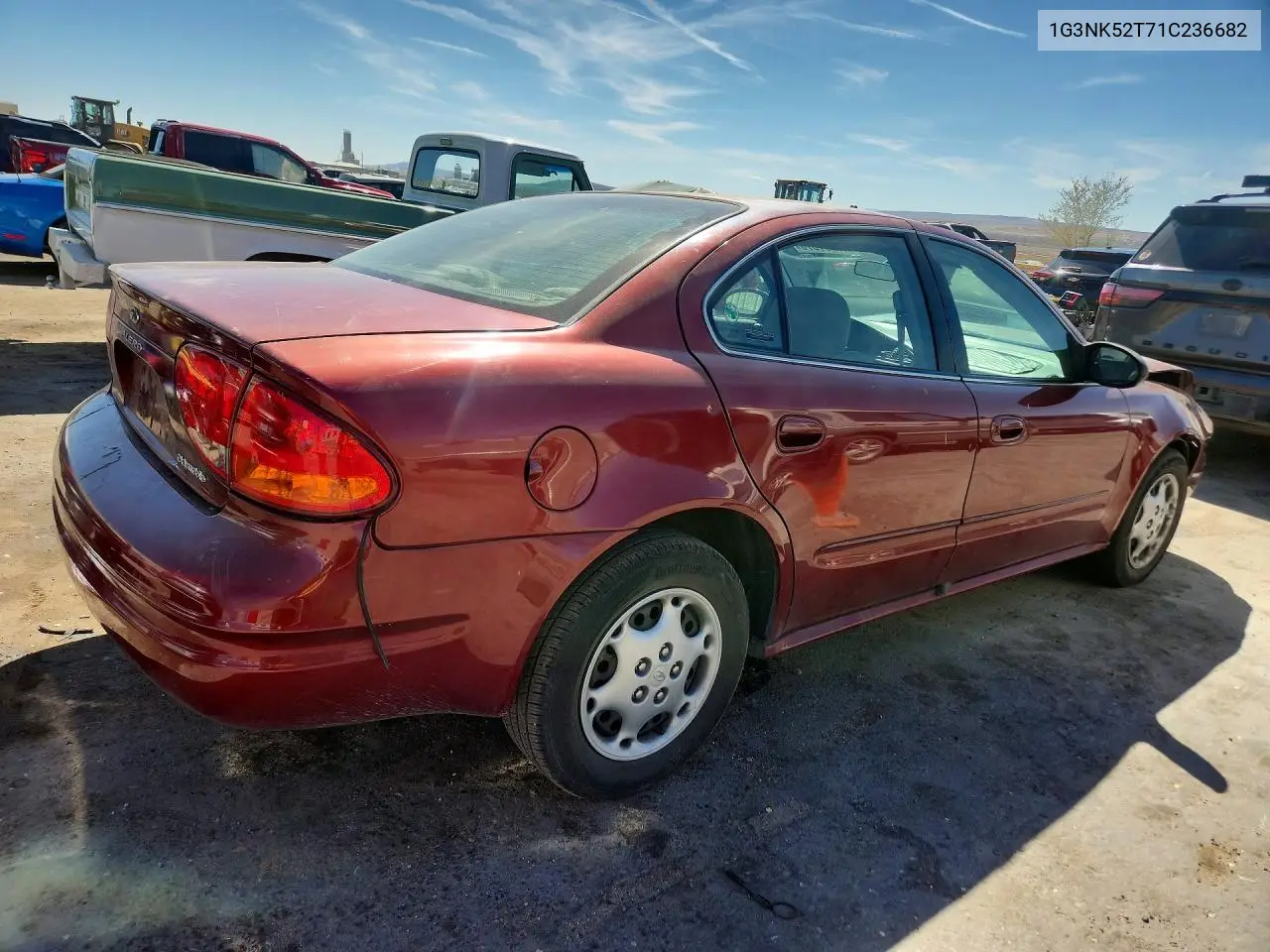 2001 Oldsmobile Alero Gl1 VIN: 1G3NK52T71C236682 Lot: 47501376